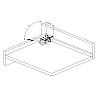 Prowadnice ukryta instalacja PO L=450 Muller profi line 18мм max 2D, zamowienie online - zdjecie №7 - small