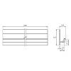Uchwyt Cosma M 711 L = 3500mm aluminium nie anod. 18 mm (m.b.), zdjecie - zdjecie №4 - small