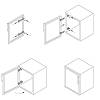 Śruba do puszki zawiasu do profilu aluminiowego 3,5х9,5mm czarny obsydian (9340632) Hettich, zdjecie - zdjecie №4 - small