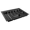 Taca na sztućce W=700 (650-590mm) L=500 H=55 antracyt mat MULLER, kupic - zdjecie №2 - small