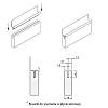 Profil wpuszczany - uchwyt Rejs UKW 5, inox, 18 mm, 3010 mm, nie drogie - zdjecie №3 - small