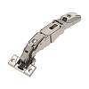 CLIP top BLUMOTION Zawias do drzwi profilowanych z zerowym uskokiem     125°, Drzwi nakładane, puszka: na wkręty+niklowany*P/U: 25/125 ( 71B7550D)   B - small