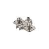 MODUL prowadnik, krzyżakowy, 0 mm, Stal, zamont. EURO wkręty - drzwi     nakładane bliźniaczo, RW: otwór podłużny+niklowany*P/U: 500 (193L8100.21)   B - small