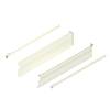 METABOX bok K (118 mm) Częściowy wysuw 25 kg dł.=550 mm wersja na wcisk lewy/prawy+R9001 kremowo-biała*P/U: 5 (320K5500C15MX) BLUM - small