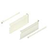 METABOX bok H (150 mm) Częściowy wysuw 25 kg dł.=350 mm wersja na wcisk lewy/prawy+R9001 kremowo-biała*P/U: 5 (320H3500C15MX) BLUM - small