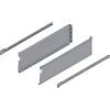 METABOX bok H (150 mm) Częściowy wysuw 25 kg dł.=500 mm wersja na wcisk lewy/prawy+R7004 szara*P/U: 5 (320H5000C15MX) BLUM - small
