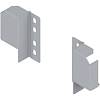 TANDEMBOX plus/antaro uchwyt relingu (tylny) do regulowanego relingu, na     wkręty, prawy+lewy+R9006 szara*P/U: 25 (ZRR.5200)   BLUM - small