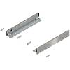 Bok szuflady LEGRABOX, wysokość N (66.5 mm), dł.=450 mm, lewy/prawy, do     LEGRABOX pure+inox-szczotk.-lakier.*P/U: 1/5 (770N4502I)   BLUM - small