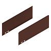 LEGRABOX Element dekoracyjny wys. K (128.5 mm) dł.=350 mm prawy+lewy+noble rust*P/U: 10 (770K350AS) BLUM - small