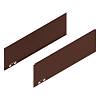 LEGRABOX Element dekoracyjny wys. K (128.5 mm) dł.=400 mm prawy+lewy+noble rust*P/U: 10 (770K400AS) BLUM - small