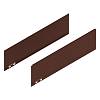 LEGRABOX Element dekoracyjny wys. K (128.5 mm) dł.=450 mm prawy+lewy+noble rust*P/U: 10 (770K450AS) BLUM - small