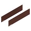 LEGRABOX Element dekoracyjny wys. K (128.5 mm) dł.=550 mm prawy+lewy+noble rust*P/U: 10 (770K550AS) BLUM - small