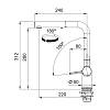 Bateria kuchenna Active L pull out spray Chrom Franke 115.0653.379, zamowienie - zdjecie №6 - small