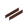 LEGRABOX Element dekoracyjny, wysokość M (90.5 mm), dł.=450 mm,     prawy+lewy+noble rust*P/U: 20 (770M450AS)   BLUM - small