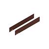 LEGRABOX Element dekoracyjny, wysokość M (90.5 mm), dł.=550 mm,     prawy+lewy+noble rust*P/U: 20 (770M550AS)   BLUM - small