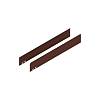 LEGRABOX Element dekoracyjny, wysokość M (90.5 mm), dł.=600 mm,     prawy+lewy+noble rust*P/U: 20 (770M600AS)   BLUM - small