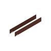 LEGRABOX Element dekoracyjny, wysokość M (90.5 mm), dł.=650 mm,     prawy+lewy+noble rust*P/U: 20 (770M650AS)   BLUM - small