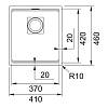 Komora do podbudowy Fragranit+ Kanon KNG 110-37 Czarny Mat Franke 125.0633.001, kupic - zdjecie №2 - small