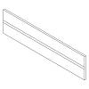 ORGA-LINE listwa poprzeczna do przycięcia do szuf. z wys. frontem TANDEMBOX aluminium+R9006 szara*P/U: 15 (Z40L477A) BLUM - small
