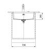 Zlewozmywak do podbudowy Fragranit + Maris MRG 110-62 Biały polarny Franke 125.0687.259, nie drogie - zdjecie №3 - small