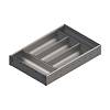 ORGA-LINE wkład z pojemnikami (częściowe wypełnienie), szuflada standardowa TANDEMBOX, dł. NL=450 мм, szer. 282 мм, SPACE CORNER+inox*P/U: 1 (ZSI.450B - small