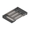 ORGA-LINE wkład z pojemnikami, Szuflada TANDEMBOX, dł. 450 мм, KB 800 мм, szer. 280 мм+inox*P/U: 1 (ZSI.450BI3N) BLUM - small