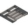 ORGA-LINE wkład kombi (częściowe wypełnienie), szuflada standardowa TANDEMBOX, dł. NL=450 мм, KB=1000 мм, szer. 377 мм+inox*P/U: 1 (ZSI.450KI4N) BLUM - small