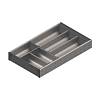 ORGA-LINE wkład z pojemnikami (częściowe wypełnienie), szuflada standardowa TANDEMBOX, dł. NL=500 мм, szer. 282 мм, SPACE CORNER+inox*P/U: 1 (ZSI.500B - small