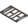 ORGA-LINE wkład kombi, do szuflady TANDEMBOX, dł. NL=550 mm, szer. korpusu KB=900 mm, inox (ZSI.90VUI7) BLUM - small
