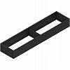 AMBIA-LINE  ramki do szuflady standardowej, do LEGRABOX/MERIVOBOX, stal,     dł.=500 mm, szerokość=100 mm+czarny mat*P/U: 1 (ZC7S500RS1)   BLUM - small