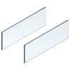 LEGRABOX element dekoracyjny - bok wys. C (138 mm) dł.=600 mm szkło przezroczyste 2 szt. w kpl.   (ZE7S488G E-S PL S2 KL) BLUM - small