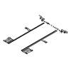 LEGRABOX Stabilizacja boczna, dł.=650 mm, KB=1400 mm, pełen wysuw, do     przycięcia+R7037 ciemnoszara*P/U: 1/10 (ZS7M650LU)   BLUM - small