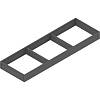 AMBIA-LINE  ramki do szuflady standardowej, do LEGRABOX/MERIVOBOX, stal,     dł.=600 mm, szerokość=200 mm+szary indium mat*P/U: 1 (ZC7S600RS2)   BLUM - small