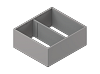 AMBIA-LINE rama, do LEGRABOX/MERIVOBOX szuflady z wysokim frontem, stal, od dł.=270 mm, szerokość=242 mm+szary indium mat*P/U: 1 (ZC7F300RSU) BLUM - small