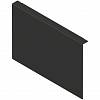 AMBIA-LINE adapter ramy ścianki tylnej do płyt wiór., LEGRABOX/MERIVOBOX C, wys.=147,5 mm, dł.= 241.5 mm stal+czarny mat*P/U: 12 (ZC7A0P0C) BLUM - small