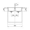 Zlewozmywak wbudowywany Tectonite® Sirius S2D 620-35-35 Kamienny Szary Franke 143.0618.701, nie drogie - zdjecie №3 - small