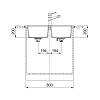 Zlewozmywak wbudowywany Tectonite® Sirius S2D 620-35-35 Onyx Franke 143.0618.688, nie drogie - zdjecie №3 - small
