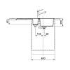 Zlewozmywak wbudowywany Tectonite® Sirius S2D 651-100 Beżowy Franke 143.0671.693, nie drogie - zdjecie №3 - small