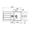 Zlewozmywak wbudowywany Tectonite® Sirius S2D 651-100 Kamienny Szary Franke 143.0618.682, kupic - zdjecie №2 - small
