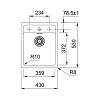 Zlewozmywak wbudowywany Tectonite® Sirius SID 610-37 Kamienny Szary Franke 114.0496.102, kupic - zdjecie №2 - small