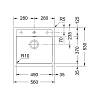 Zlewozmywak wbudowywany Tectonite® Sirius SID 610-49 Beżowy Franke 143.0676.461, nie drogie - zdjecie №3 - small