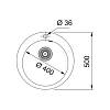 Zlewozmywak wbudowywany Tectonite® Solo SOD 610-50 Onyx Franke 114.0367.834, kupic - zdjecie №2 - small