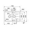 Zlewozmywak wbudowywany Fragranit+ Basis BFG 651-78  Czarny mat Franke 114.0676.284, kupic - zdjecie №2 - small