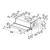 Okap szufladowy Telescopic glass  FTC 601 BK GL Czarne szkło / czarny Franke 110.0439.279, nie drogie - zdjecie №3 - small