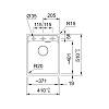 Zlewozmywak wbudowywany Fragranit+ Maris MRG 610-37 Biały polarny Franke 114.0661.778, kupic - zdjecie №2 - small