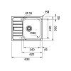 Zlewozmywak wbudowywany stalowy Spark SKN 611-63  Stal szlachetna gładka Franke 101.0607.953, nie drogie - zdjecie №3 - small