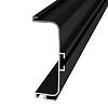 Profil GOLA poziomy z rowkiem na LED Ferro Fiori, L=4100 mm, type C, czarny, kupic - zdjecie №2 - small