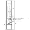 Wbudowana deska do prasowania lewa sklejka 1100*300 mm Muller, hurt - zdjecie №10 - small