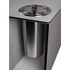 System za śmieci wpuszczana w blat Ferro Fiori 9050.238, stal nierdzewna, aluminium szczotkowany, cena - zdjecie №5 - small