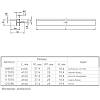 Profil GOLA do modułu górnego Ferro Fiori z rowkiem na LED, L=4100 mm, type L, Ral, nie drogie - zdjecie №3 - small